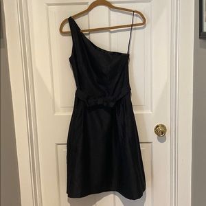 Lotus grace size 6 black santung dress